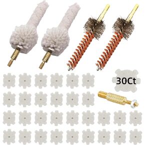Chamber Cleaning Tool Kits, Chamber Brush x2, Chamber Mop x2 and Star Chamber Cleaning Pads x30