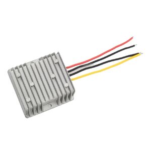 DC to DC Boost Converter DC to DC 12V 9 to 14V to 15V 10A Aluminum Shell Boost Converter Module for Car LED Strip Motor