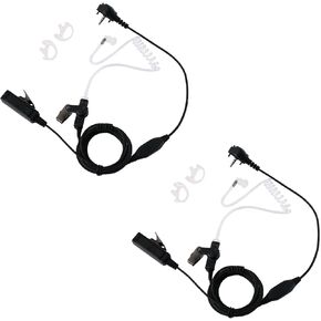 VX-261 Earpiece Headset with Ptt Mic for Motorola Yaesu Vertex Standard VX-230 VX-231 VX-298 VX-350 VX-351 VX-180 EVX-531 2 Way Radio Walkie Talkie,2 Pack