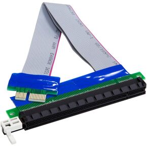 Kingwin PCIe Riser Card 1X-16X PCI Express Adapter Flexible Expander Extension Cable (PCI-06)