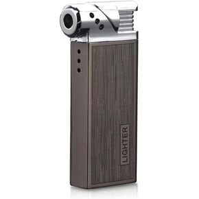 Torch Lighter, Butane Lighter, Windproof Butane Refillable Torch Flame Lighter, Multi Utility Lighter for Candles Fireplaces Campfires BBQ Grill Pilot Lights, (Butane Not Included)