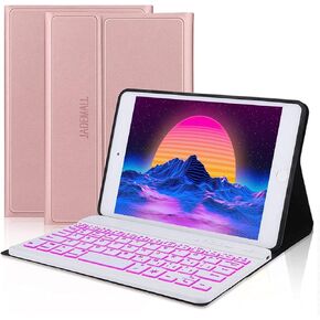 JADEMALL 9th Generation Keyboard Case (2021)- 10.2 Case with Keyboard for 8th & 7th Gen/Pro10.5 WX Black 23