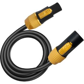Power Cable AC 12AWG, Seetronic SAC3FX to SAC3MX,IP65 Profeesional Hand-Built-3FT
