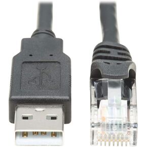 Tripp Lite USB-A to RJ45 Rollover Console Cable Cisco Compatible M/6ft (U009-006-RJ45-X)