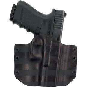 Stealth Black USA OWB Holster (Right-Hand, Small Size, Glok43/43X)