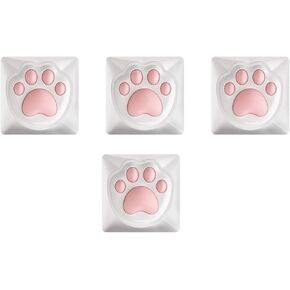 4pcs and Cat Claw Keycaps 3D Keycaps OEM Keys Caps for Mechanical Keyboards Keyboards Accessories