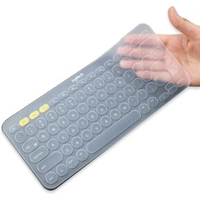Silicone Keyboard Cover Skin for Logitech 2023 Pebble Keys 2 K380S & K380 Combo for MAC Bluetooth Multi - Device Ultra Thin Protective Accessory