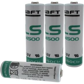 My Battery Supplier Replacement Kit for Smart Oil Gauge SAFT LS14500 LS 14500 AA 3.6v Li-SOCl2 Lithium Battery, Non Rechargeable