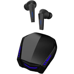 Wireless Earbuds Bluetooth 5.2 Bass Sound Headphones Gaming Earphones with Touch Control, Noise Cancelling Waterproof Headset with Mic, 18H Play Time, 65ms Low Latency