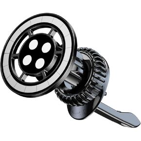 Magnetic Car Phone Holder, Aluminum Alloy Air Vent Car Phone Mount with Magnetic Suction, Stable Phone Stand for Car, Hands Free Universal Automobile Cradle Cell Phone Holder Suitable for All Phone