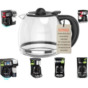 12-Cup Flexbrew coffee pot replacement Compatible with Hamilton Beach 49902,49904,49915,49905,49317,49467,49611,49934,46290,46299,46293,43874,49630,49615,49911,46299,46290,43874