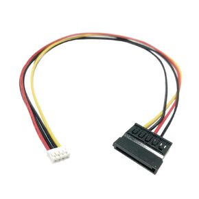 PH 2.0mm 4-Pin Compact to 15-Pin HDD SATA Power Cable Adapter 18AWG Cord for Industrial All-in-One HD PC (30cm)