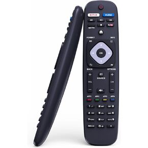 PZL New NH500UP Universal Replacement for Philips TV Remote Control, for Philips Smart TV 43PFL4902/F7 40PFL4901/F7 50PFL5602/F7 43PFL5602/F7 65PFL6902/F7 55PFL6902/F7 50PFL5601/F7 55PFL5602/F7
