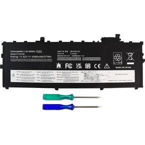 57WH 01AV430 Battery Replacement ThinkPad X1 Carbon 6th Gen,ThinkPad X1 Carbon 5th Gen,ThinkPad X1 Carbon 2017/2018 Series SB10K97587 01AV431 SB10K97588 01AV494 SB10K97586 01AV429 Computer Batteries.