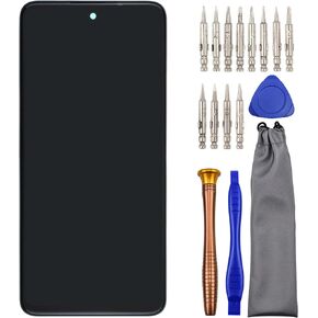 Sunways Complete Screen Repair LCD Digitizer Screen with Screen Frame Replacement for Huawei Y7a PPA-LX2 P Smart 2021 Black