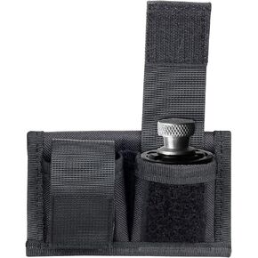 Speedloader Pouch Case Holder Nylon Tactical Double Speedloader Belt Universal Fit .357 .44 Most from .38 to .45 Colt Pouch Bag, Black