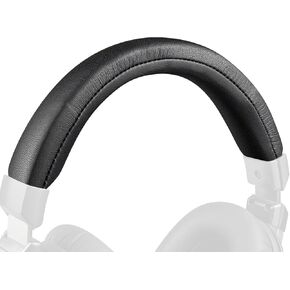 SOULWIT Protein Leather Headband Cover for Audio Technica ATH MSR7, MSR7NC, MSR7BK, MSR7GM (Do Not Fit MSR7b/MSR7bBK/MSR7bGM) Headphones, Replacement Headstrap Pad Repair Part - Coffee