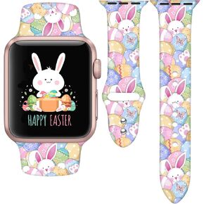 Halloween Watch Band Compatible With Apple Watch 38mm 40mm 41mm 42mm 44mm 45mm for Women Men,Adjustable Replaceable Silicone Smartwatch Straps For iWatch Series SE 9 8 7 6 5 4 3 2 1