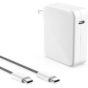 140W USB-C Power Adapter for MacBook Pro Charger MacBook Pro 16 14 inch MacBook Air 15 13 inch M2 M1,13 inch Retina 2024 2023 2022 2021 M4 M3 M2 M1 Laptop Charger with 6.6Ft USB C Cable 118W 96W