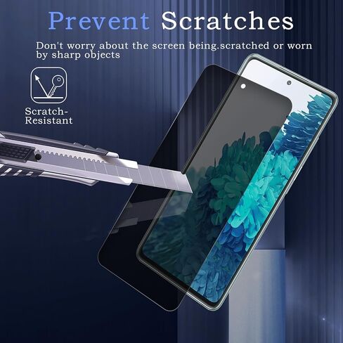 2 حزمة شاشة شاشة الخصوصية لـ Samsung Galaxy S20 Fe ، فيلم زجاجي مضاد للتجسس ، صلابة 9H ، حماية حافة الترقية ، التثبيت السهل ، خالية من الفقاعات ، ودية للحالة in Kuwait