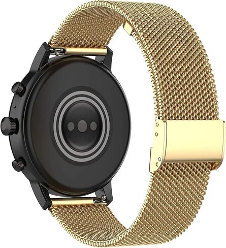 E ECSEM Metal Loop Bands Compatible for iTouch Sport 4 Adjustable Stainless Steel Replacement Wristbands Quick Release Watch Strap for iTouch Sport 4 Sport Smartwatch Women Men in Kuwait