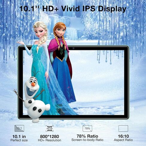 Doogee 10 بوصة الكمبيوتر اللوحي ، Android Tablet U10 مع ذاكرة RAM 9GB 128GB ROM ، WIFI 6 Android 13 جهاز كمبيوتر لوحي مع 5060mAh ، الكاميرا المزدوجة ، Widevine L1 ، Tüv Eye Protection ، BT5.0 ، 2 سنوات ضمان - 2024 in Kuwait