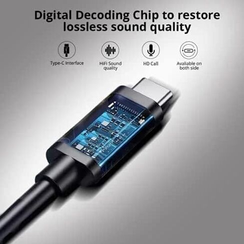 سماعات الأذن USB C مع استبدال الميكروفون لـ Samsung Galaxy S23 Ultra ، S22 ، S21 ، Note 10 ، Type-C in-Ear OER مع Remote & MIC (أسود) in Kuwait