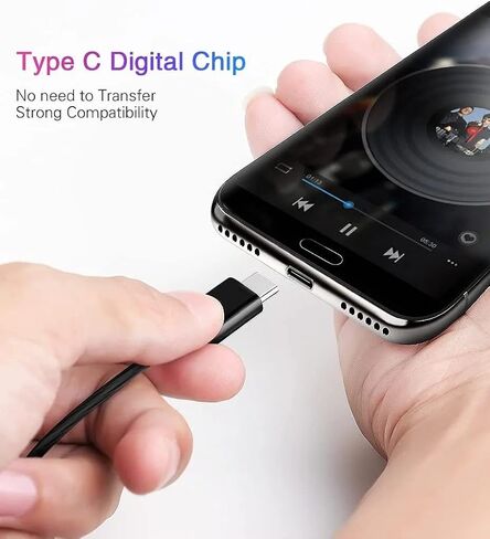 سماعات الأذن USB C مع استبدال الميكروفون لـ Samsung Galaxy S23 Ultra ، S22 ، S21 ، Note 10 ، Type-C in-Ear OER مع Remote & MIC (أسود) in Kuwait