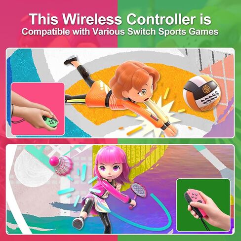 ADHJIE متوافق مع وحدة تحكم مفتاح Nintendo ، L/R التبديل اللاسلكي وحدة تحكم Joypad للتبديل/التبديل OLED ، الاهتزاز المزدوج in Kuwait