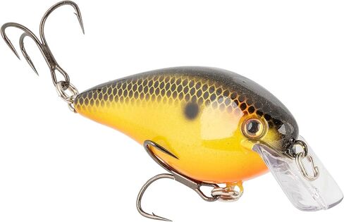 Strike King (HCKVD1.5E-497) KVD ELITE 1.5 Squarebill ، Crankbait الضحلة ، عمل صيد صامت ، 3/8 أونصة ، الغطس من 3 إلى 6 أقدام ، حجم 4 Mustad Triple Treble Hooks ، Fools Golds in Kuwait