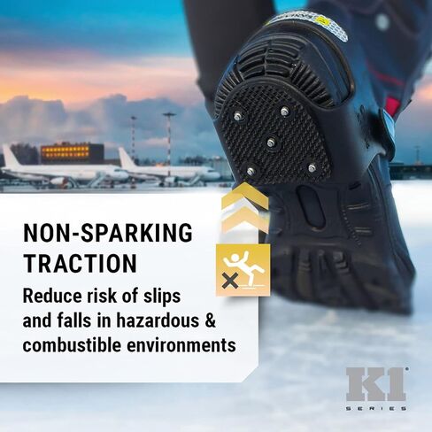 K1 Series CHEL CHEEL SHOP CLEATS للرجال والنساء - أجسام الجر للثلوج الشتوية - مسامير فولاذية غير متوفرة in Saudi Arabia