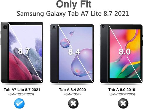 TiMOVO Case for Samsung Galaxy Tab A7 Lite 8.7 2021 (SM-T220/ T225/T227), Slim Soft TPU Translucent Frosted Back Protective Cover Shell Fit Galaxy Tab A7 Lite 8.7 inch Tablet 2021, Rainbow in Saudi Arabia
