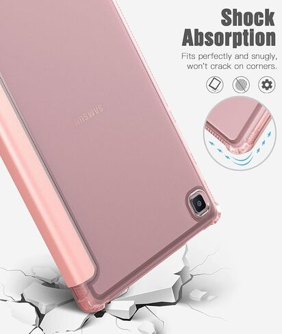 TiMOVO Case for Samsung Galaxy Tab A7 Lite 8.7 2021 (SM-T220/ T225/T227), Slim Soft TPU Translucent Frosted Back Protective Cover Shell Fit Galaxy Tab A7 Lite 8.7 inch Tablet 2021, Rainbow in Saudi Arabia