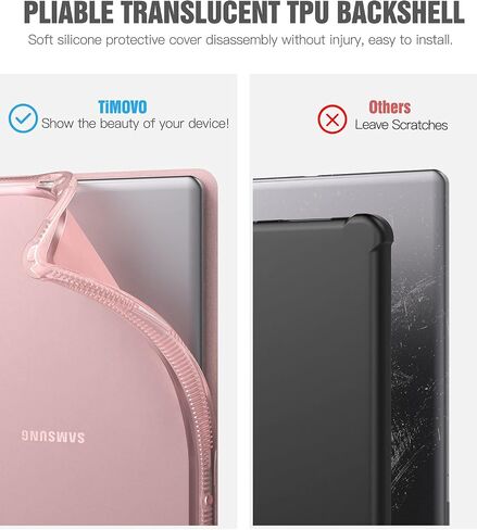 TiMOVO Case for Samsung Galaxy Tab A7 Lite 8.7 2021 (SM-T220/ T225/T227), Slim Soft TPU Translucent Frosted Back Protective Cover Shell Fit Galaxy Tab A7 Lite 8.7 inch Tablet 2021, Rainbow in Saudi Arabia