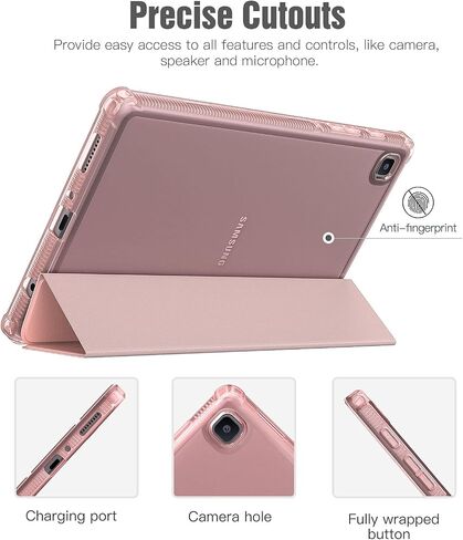 TiMOVO Case for Samsung Galaxy Tab A7 Lite 8.7 2021 (SM-T220/ T225/T227), Slim Soft TPU Translucent Frosted Back Protective Cover Shell Fit Galaxy Tab A7 Lite 8.7 inch Tablet 2021, Rainbow in Saudi Arabia