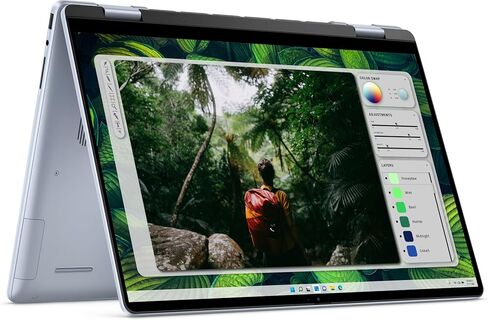 Dell Inspiron 16 2-in-1 Labtop 16.0 "شاشة تعمل باللمس Wuxga (Intel Ultra 5 125U ، 16GB LPDDR5X ، 512GB M.2 PCIE SSD ، Backlit KB ، Phunsprint ، 2 Thunderbolt 4 ، Wifi 6E ، Webcam ، Win 11 Pro) in Kuwait