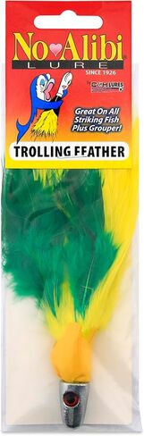 C&H Lures Trolling Feathers - No Alibi Saltwater Lure for Mahi Tuna Wahoo in Saudi Arabia