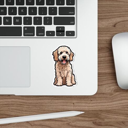 ملصق Labradoodle ملصق Vinyl صغير مقاوم للماء لزجاجة ماء جواز سفر الكتب الكتاب محمول كمبيوتر محمول التزلج تزلج على الكمبيوتر حجم هاتف مضحكة هدية ملصقات سيارة ID44990 in Saudi Arabia