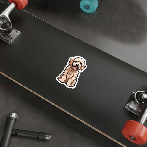 ملصق Labradoodle ملصق Vinyl صغير مقاوم للماء لزجاجة ماء جواز سفر الكتب الكتاب محمول كمبيوتر محمول التزلج تزلج على الكمبيوتر حجم هاتف مضحكة هدية ملصقات سيارة ID44990 in Saudi Arabia