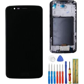New LCD Replacement Display Compatible with LG Stylo 3 LS777 5.7" Touch Screen Digitizer Frame Glass Assembly + Tools(Only fit LS777)
