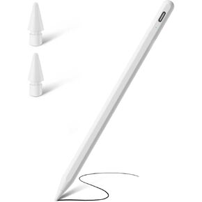Stylus Pen for iPad 9th/10th, USB C Fast Charging, Active Pencil, Tilt Sensitive, Palm Rejection, Compatible with iPad 2018-2024