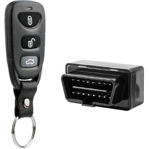 Keyless Entry Remote Kit 4 Button Compatible with Hyundai Sonata 2006-2014, Elantra 2007-2016(FCCID:OSLOKA-360T)