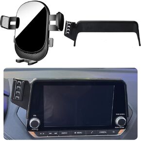 Car Phone Holder for Nissan Sentra Auto Accessories[Only for 2020-2025 Sentra's 8-inch Touchscreen][XX NO Fit 7-inch Touchscreen/Trim：S XX][Auto Lock Hands Free Automobile Cell Phone Mount]