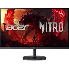 Acer Nitro 23.8 Inch Full HD 1920 x 1080 ZeroFrame Design IPS Gaming Monitor | AMD FreeSync Premium | 200Hz Refresh | Up to 0.5ms | 1 x Display Port 1.2 and 2 x HDMI 2.0 Ports | KG241Y X1biip