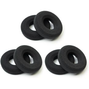 وسائد الأذن البديلة لسماعات Poly ، وسادات الأذن الرغوية لـ Jabra Pro 920 930 935 9450 9460 ، غطاء وسادة الرغوة لـ Plantronics Blackwire 3320 3325 C310 C320 C3210 C3215 C3220 C3225 (6 PCS)