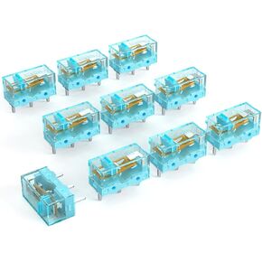 YIMAGUJRX Kailh GM8.0 Upgrade V2 Mouse Switches for Gaming Mouse, Mouse Micro Switches (Blue, 10Pcs)