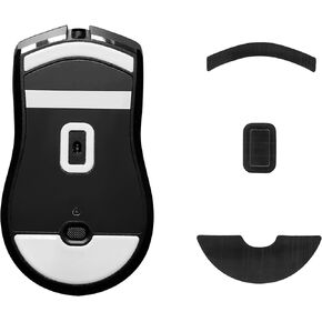 kwmobile Mouse Feet Replacement Compatible with Razer Viper 8k HZ Computer Mouse Skates Sticker - Black
