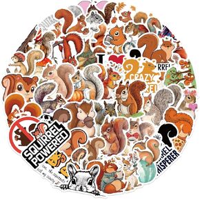 50 Pcs Sloth Stickers Pack for Water Bottle,Sloth Lovers Gifts for Girls Women Teens Adults, Waterproof Decals Vinyl Sloth Stickers for Hydroflask Laptop Computer Bike Helmet MacBook (Bradypus)
