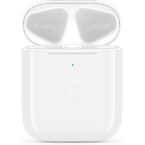 Wireless Charging Case for AirPods 1st & 2nd Generation – Replacement Bluetooth Charging Box with Pairing Sync Button and Lightning Port