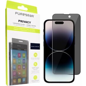Puregear ثنائي الاتجاه ، واقي شاشة زجاجية مركبة متمتورة مع Apple iPhone 14 Pro Max 6.7 "(2022) ، وتغطية كاملة من الحافة إلى الحافة ، ودرج تثبيت المحاذاة الذاتي ، واللمس الحساس ، وعلم الحالات ، وطبقة مضادة للأصبع ، واستبدال مدى الحياة ، يحمي